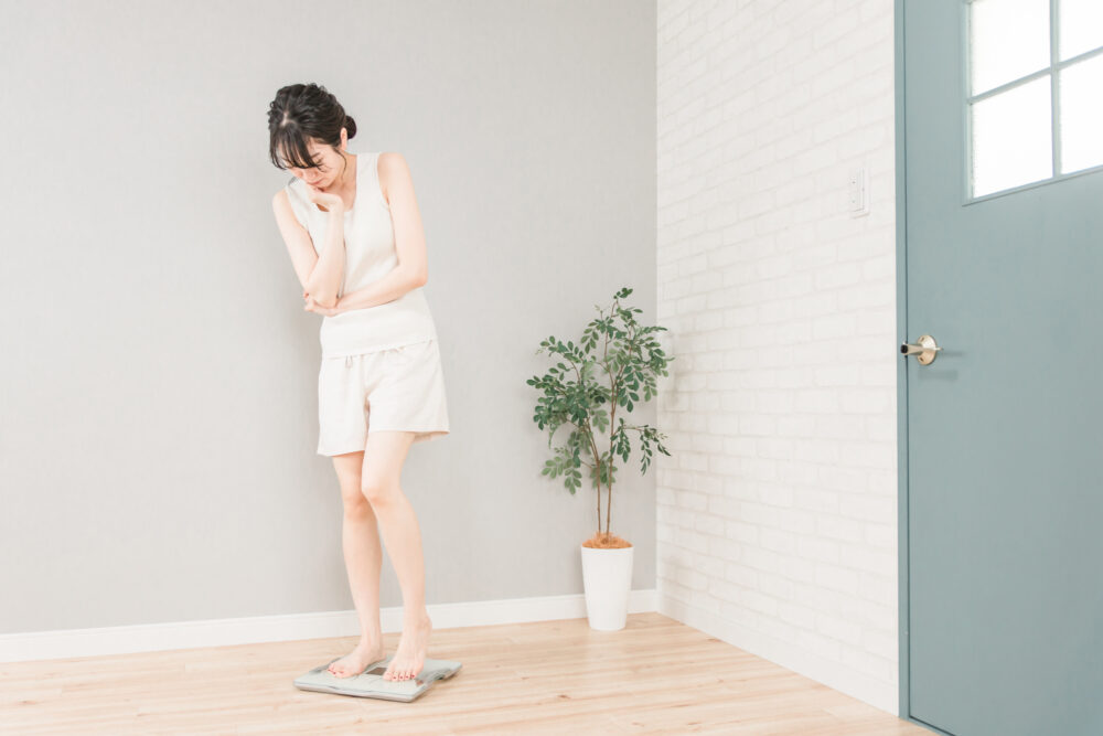 ダイエットしていないのに体重が落ちている方